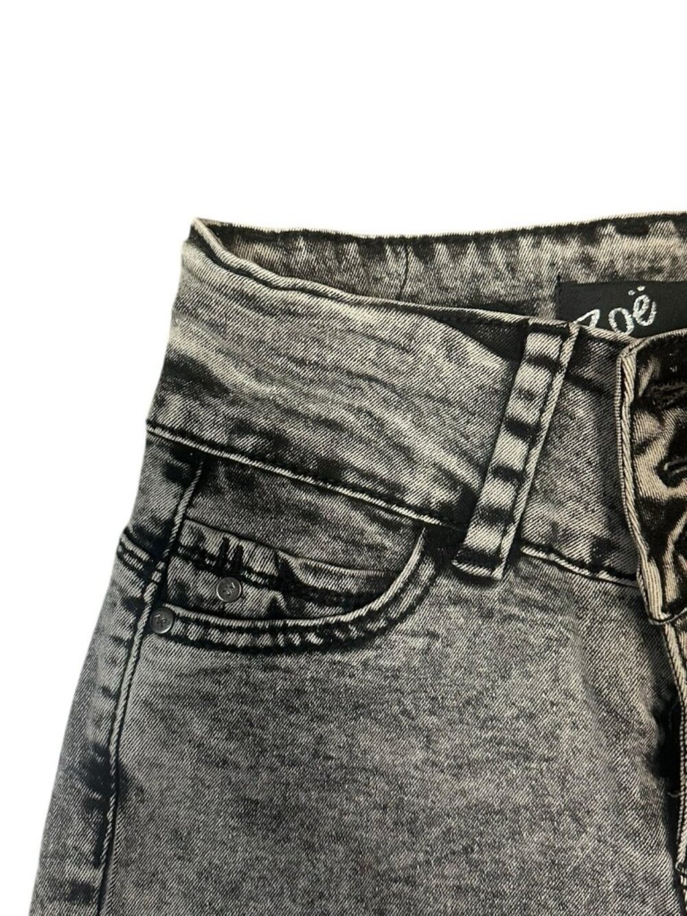 Zoe Phoebe High Rise Skinny Grey Wash Jeans Women’s Size 1 - Picture 4 of 15